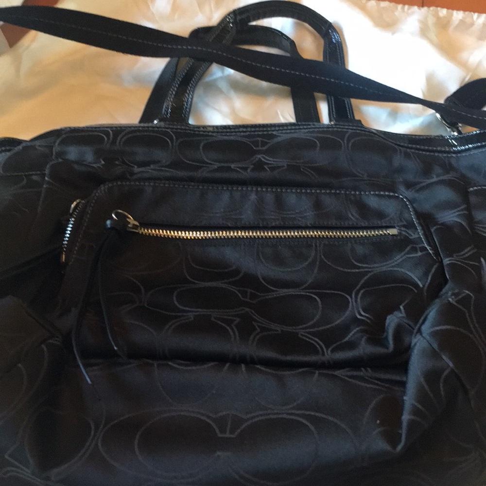 Coach laptop/diaper bag.